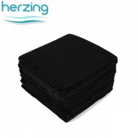 OEM Service 50pcs Nonwoven Plant Fiber Black Disposable Face Towel