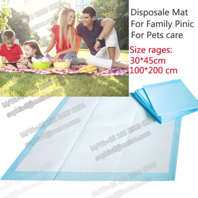 family pinic mat baby under mommypad under bed pad disposable bed pad disposable camping pad